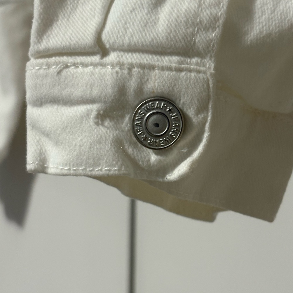 White Jean Jacket - Picture 3 of 8